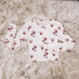 FLOWER CROP TOP